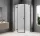 Sapho GLOBE GUN METAL íves zuhanykabin 900x900 mm, balos, matt üveg (GB2690MLGM)