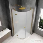 Sapho GLOBE GOLD MATT íves zuhanykabin 900x900 mm, balos, matt üveg (GB2690MLG)