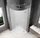 Sapho GLOBE CHROME íves zuhanykabin 900x900 mm, jobbos, matt üveg (GB2690MRC)