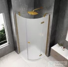 Sapho GLOBE GOLD MATT íves zuhanykabin 900x900 mm, jobbos, matt üveg (GB2690MRG)