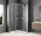 Sapho GLOBE CHROME íves zuhanykabin 900x900 mm, jobbos, transzparent üveg (GB2690RC)