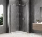 Sapho GLOBE CHROME íves zuhanykabin 900x900 mm, jobbos, transzparent üveg (GB2690RC)