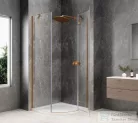 Sapho GLOBE COPPER MATT íves zuhanykabin 900x900 mm, jobbos, matt üveg (GB2690RPG)
