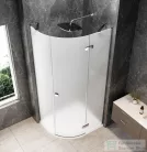 Sapho GLOBE CHROME íves zuhanykabin 900x800 mm, jobbos, matt üveg (GB2980MRC)