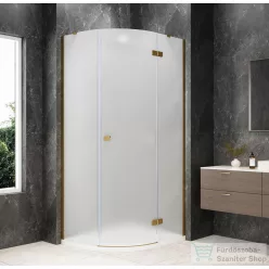   Sapho GLOBE GOLD MATT íves zuhanykabin 900x800 mm, jobbos, matt üveg (GB2980MRG)