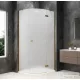 Sapho GLOBE GOLD MATT íves zuhanykabin 900x800 mm, jobbos, matt üveg (GB2980MRG)
