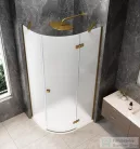 Sapho GLOBE GOLD MATT íves zuhanykabin 900x800 mm, jobbos, matt üveg (GB2980MRG)