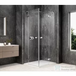   Sapho GLOBE CHROME sarokbelépős zuhanykabin, 1200x800 mm, transzparent üveg (GB5280C)