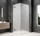 Sapho GLOBE CHROME sarokbelépős zuhanykabin, 1200x900 mm, matt üveg (GB5290MC)