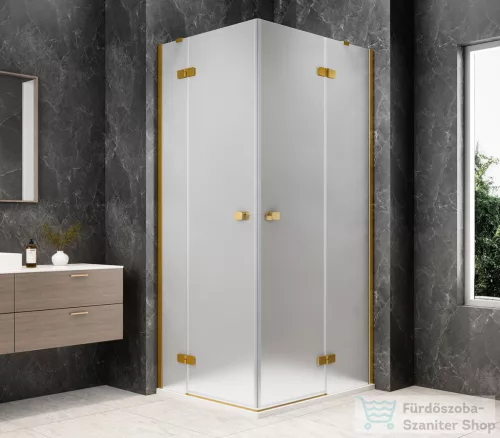Sapho GLOBE GOLD MATT sarokbelépős zuhanykabin 1200x900 mm, matt üveg (GB5290MG)