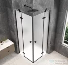 Sapho GLOBE BLACK sarokbelépős zuhanykabin 800x800 mm, matt üveg (GB5880MB)