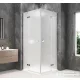 Sapho GLOBE CHROME sarokbelépős zuhanykabin 800x800 mm, matt üveg (GB5880MC)