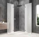 Sapho GLOBE CHROME sarokbelépős zuhanykabin 800x800 mm, matt üveg (GB5880MC)