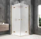 Sapho GLOBE GOLD MATT sarokbelépős zuhanykabin 800x800 mm, matt üveg (GB5880MG)