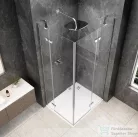 Sapho GLOBE CHROME sarokbelépős zuhanykabin, 900x800 mm, transzparent üveg (GB5980C)