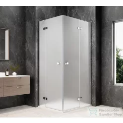   Sapho GLOBE CHROME sarokbelépős zuhanykabin 900x800 mm, matt üveg (GB5980MC)