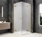Sapho GLOBE GOLD MATT sarokbelépős zuhanykabin 900x800 mm, matt üveg (GB5980MG)
