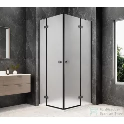   Sapho GLOBE GUN METAL sarokbelépős zuhanykabin 900x800 mm, matt üveg (GB5980MGM)