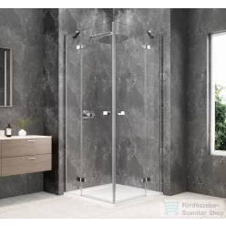   Sapho GLOBE CHROME sarokbelépős zuhanykabin 900x900 mm, transzparent üveg (GB5990C)