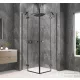 Sapho GLOBE GUN METAL sarokbelépős zuhanykabin 900x900 mm, transzparent üveg (GB5990GM)