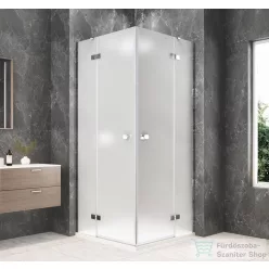   Sapho GLOBE CHROME sarokbelépős zuhanykabin 900x900 mm, matt üveg (GB5990MC)