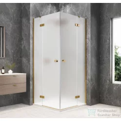   Sapho GLOBE GOLD MATT sarokbelépős zuhanykabin 900x900 mm, matt üveg (GB5990MG)