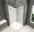 Sapho GLOBE GOLD MATT sarokbelépős zuhanykabin 900x900 mm, matt üveg (GB5990MG)