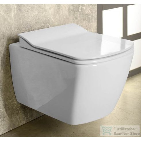 Sapho GLANC fali WC, rimless, 37x51,5 cm  GC321
