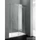 Sapho GELCO Dragon toló ajtó+fix 130cm átlátszó üveg GD4613