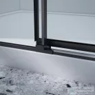 Sapho GELCO DRAGON BLACK szögletes zuhanykabin, 1500x900mm balos/jobbos (GD4615B-02)