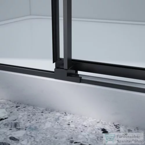 Sapho GELCO DRAGON BLACK szögletes zuhanykabin, 1500x900mm balos/jobbos (GD4615B-02)