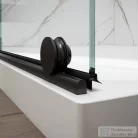 Sapho SPIRIT BLACK zuhanykabin tolóajtóval, 1300x800mm, jobbos/balos (GI1013BGI3580B)