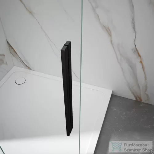 Sapho SPIRIT BLACK zuhanykabin tolóajtóval, 1400x800mm, jobbos/balos (GI1014BGI3580B)