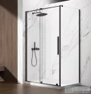 Sapho SPIRIT BLACK zuhanykabin tolóajtóval, 1500x800mm, jobbos/balos (GI1015BGI3580B)