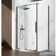 Sapho SPIRIT BLACK zuhanykabin tolóajtóval, 1500x900mm, jobbos/balos (GI1015BGI3590B)