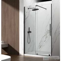   Sapho GELCO SPIRIT BLACK tolóajtó, 1600mm, transzparent üveg (GI1016B)