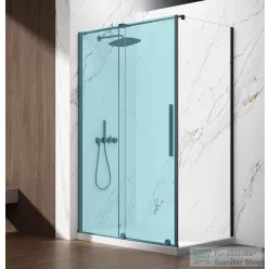   Sapho GELCO SPIRIT BLACK oldalfal, 900mm, transzparent üveg (GI3590B)