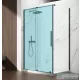 Sapho GELCO SPIRIT BLACK oldalfal, 900mm, transzparent üveg (GI3590B)