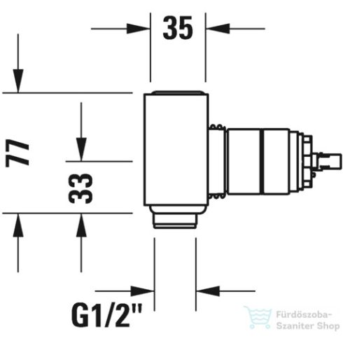 Duravit Faucet Accessories Basic alaptest falsík alatti csaptelephez,GK1900002000