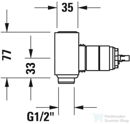 Duravit Faucet Accessories Basic alaptest falsík alatti csaptelephez,GK1900002000