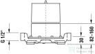 Duravit Accessories Basic szett szabadonálló kádtöltőcsaptelephez, GK5900003000