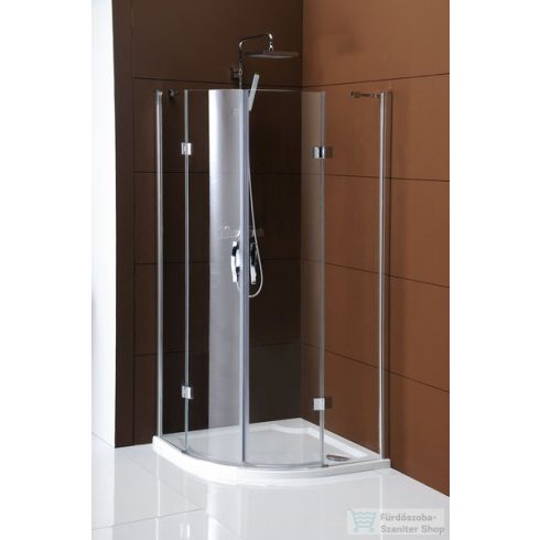 Sapho GELCO LEGRO negyedköríves zuhanykabin, kétajtós 1000x1000mm, transzparent üveg GL5510