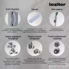 Leziter Cora mélytálcás zuhanykabin jobbos beépítési oldallal GM2410