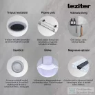 Leziter Cora mélytálcás zuhanykabin jobbos beépítési oldallal GM2410