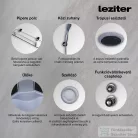 Leziter Lia hidromasszázs zuhanykabin jobbos beépítési oldallal GM6410