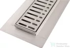 Sapho GELCO MANUS Inox lefolyók ONDA rosttal mag.65mm, hossza: 1245 mm GMO18