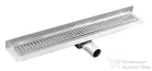 Sapho MANUS inox padlóösszefolyó, falhoz ONDA rosttal, 850x112x55mm GMO24