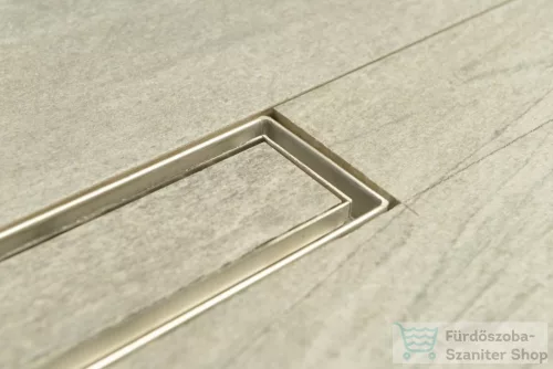 Sapho MANUS Inox lefolyók PIASTRA rosttal mag.65mm, hossza: 645 mm GMP82