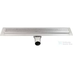   Sapho MANUS Inox lefolyók QUADRO rosttal mag.65mm, hossza: 645 mm GMQ32