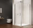Sapho GELCO LORO nyílóajtó, oldalfallal, 900x800mm (GN4490-03)